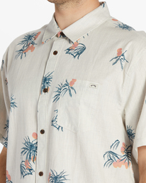 3 Sundays Mini Short Sleeve Shirt Beige ABYWT00232 Billabong