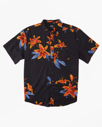 4 Sundays Short Sleeve Shirt Grey ABYWT00234 Billabong