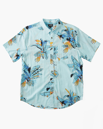 4 Sundays Short Sleeve Shirt Blue ABYWT00234 Billabong