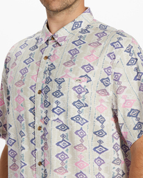 3 Sundays Short Sleeve Shirt Beige ABYWT00234 Billabong