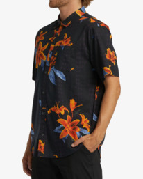 2 Sundays Short Sleeve Shirt Grey ABYWT00234 Billabong
