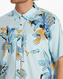 3 Sundays Short Sleeve Shirt Blue ABYWT00234 Billabong
