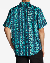 3 Sundays Short Sleeve Shirt Blue ABYWT00234 Billabong