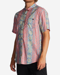 1 Sundays Short Sleeve Shirt Red ABYWT00234 Billabong