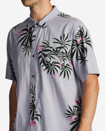 3 Sundays Short Sleeve Shirt Purple ABYWT00234 Billabong