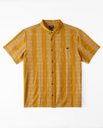 6 Sundays Jacquard - Chemise manches courtes pour Homme Jaune ABYWT00235 Billabong