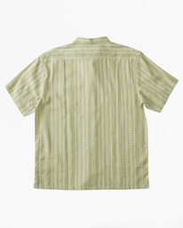 5 Sundays Jacquard Short Sleeve Shirt Green ABYWT00235 Billabong