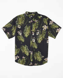 4 Kamea Sundays Short Sleeve Shirt Green ABYWT00236 Billabong