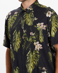 3 Kamea Sundays Short Sleeve Shirt Green ABYWT00236 Billabong