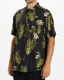 1 Kamea Sundays Short Sleeve Shirt Green ABYWT00236 Billabong