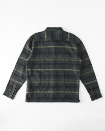 6 Offshore Jacquard Flannel - Langärmliges Hemd für Männer Grün ABYWT00249 Billabong