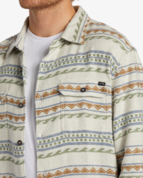 4 Offshore Jacquard Flannel - Langärmliges Hemd für Männer Beige ABYWT00249 Billabong