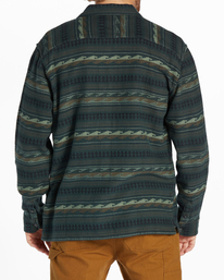 2 Offshore Jacquard Flannel - Langärmliges Hemd für Männer Grün ABYWT00249 Billabong