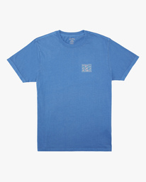 4 Crayon Wave Washed Short Sleeve T-Shirt Blue ABYZT00397 Billabong