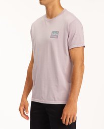 1 Crayon Wave Washed Short Sleeve T-Shirt Purple ABYZT00397 Billabong
