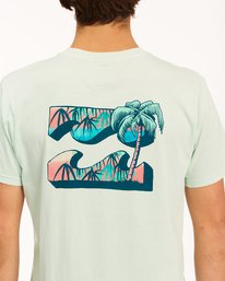 3 Crayon Wave Washed Short Sleeve T-Shirt Multicolor ABYZT00397 Billabong