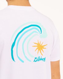 3 Peak Short Sleeve T-Shirt White ABYZT00614 Billabong