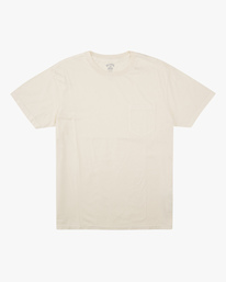 4 Essential Pocket Wave Washed T-Shirt White ABYZT00656 Billabong