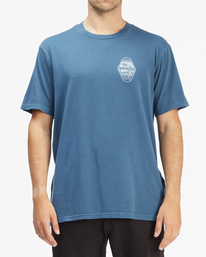 0 Golden Hour Wave Washed Short Sleeve T-Shirt Blue ABYZT00898 Billabong