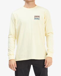 0 Crayon Wave Long Sleeve T-Shirt Multicolor ABYZT00905 Billabong