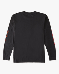 6 D Bah Wave Washed Long Sleeve T-Shirt Black ABYZT00913 Billabong