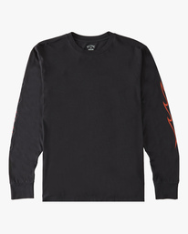 5 D Bah Wave Washed Long Sleeve T-Shirt Black ABYZT00913 Billabong
