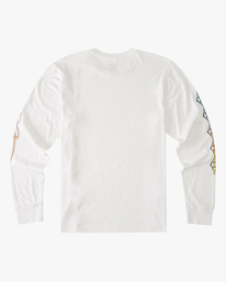 7 D Bah Wave Washed Long Sleeve T-Shirt White ABYZT00913 Billabong