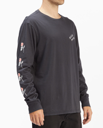 2 Peace Wave Washed Long Sleeve T-Shirt Black ABYZT00917 Billabong