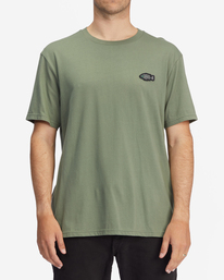 0 A/Div Otis Jack Organic Short Sleeve T-Shirt Grey ABYZT00951 Billabong