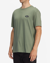 1 A/Div Otis Jack Organic Short Sleeve T-Shirt Grey ABYZT00951 Billabong