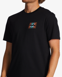 4 Crayon Wave Short Sleeve T-Shirt Black ABYZT01061 Billabong