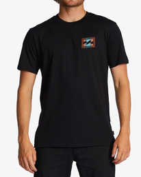 1 Crayon Wave Short Sleeve T-Shirt Black ABYZT01061 Billabong