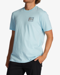 1 Crayon Wave Short Sleeve T-Shirt Blue ABYZT01061 Billabong