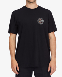 0 Rotor Fill Short Sleeve T-Shirt Black ABYZT01066 Billabong