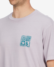5 Synergy Wave Washed Short Sleeve T-Shirt Purple ABYZT01083 Billabong