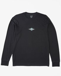 5 Diamond Wave Washed Long Sleeve T-Shirt Black ABYZT01094 Billabong