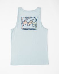 5 Crayon Wave Tank Top Blue ABYZT01096 Billabong