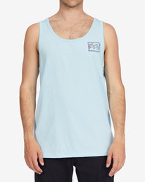 0 Crayon Wave Tank Top Blue ABYZT01096 Billabong