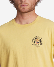 5 A/Div Ingress Organic Short Sleeve T-Shirt Yellow ABYZT01141 Billabong