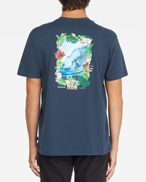 0 Pipeline Tube Short Sleeve T-Shirt Blue ABYZT01203 Billabong