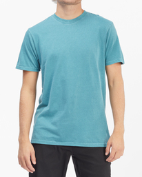 billabong, Wave Washed Short Sleeve T-Shirt, SMOKE BLUE (smb) ESSENTIAL WAVE WASHED SS ABYZT01220