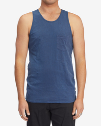 0 Essential Wave Washed Pocket Tank Top  ABYZT01221 Billabong