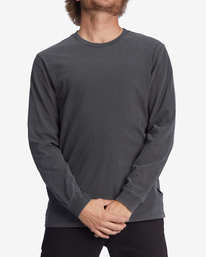 1 Wave Washed Long Sleeve T-Shirt Grey ABYZT01222 Billabong