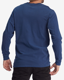2 Wave Washed Long Sleeve T-Shirt Blue ABYZT01222 Billabong