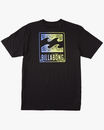 6 Crayon Wave Short Sleeve T-Shirt Black ABYZT01276 Billabong