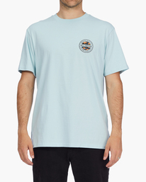 billabong, Rotor Fill Short Sleeve T-Shirt, COASTAL (ctl) ROTOR FILL SS ABYZT01279