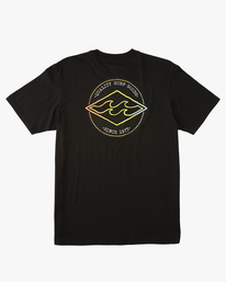 6 Rotor Diamond Short Sleeve T-Shirt Black ABYZT01280 Billabong