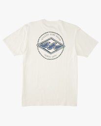 6 Rotor Diamond Short Sleeve T-Shirt White ABYZT01280 Billabong