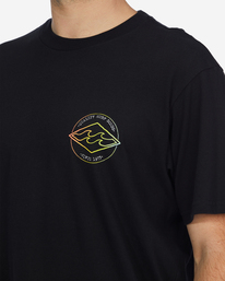 4 Rotor Diamond Short Sleeve T-Shirt Black ABYZT01280 Billabong