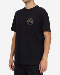 2 Rotor Diamond Short Sleeve T-Shirt Black ABYZT01280 Billabong